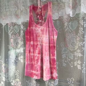 Tie-Dye New Racerback Tank Top Handmade.